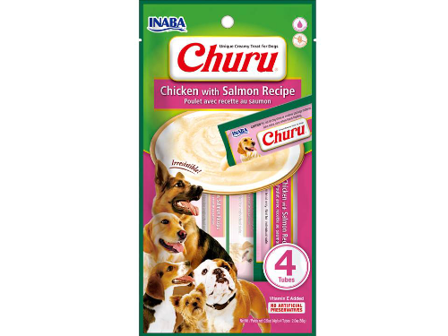 Dog Churu Pollo con Salmon 56 G