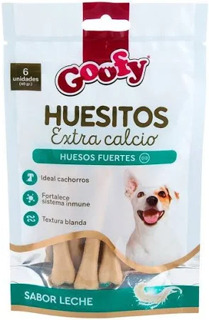 Goofy Huesitos Extra Calcio 6 Unidades