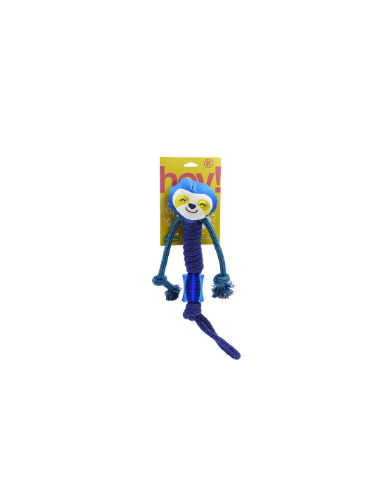 Juguete Hey! Perezoso Azul Cuerda Goma Termoplástica 10.5 X 46 Cm 1 Unidad
