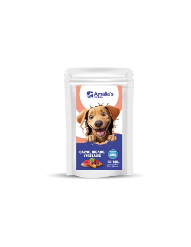 Amalia's Nutra Húmedo Pouch Carne, Hígado, Vegetales 100 g