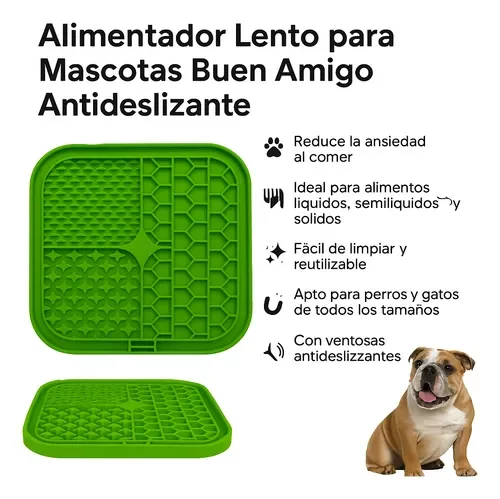Alimentador Lento para Mascotas Buen Amigo