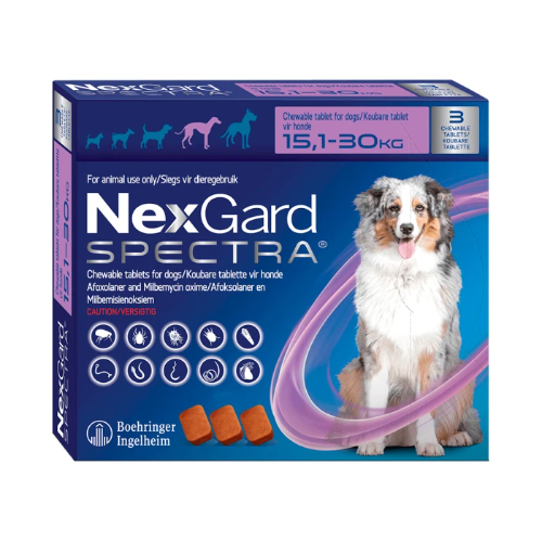 Nexgard Spectra 15 - 30 Kg  3 Comprimidos