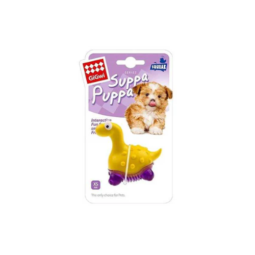 Juguete Gigwi Cachorro Suppa Puppa Dinosaurio