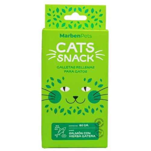 Cats Snack Rellena Salmon con Hierba Gatera 80 g