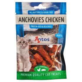 Antos Anchovies Chicken  Cat Treats 50 g