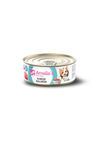 Lata Amalia'S Nutra Gatos Salmon 156 g