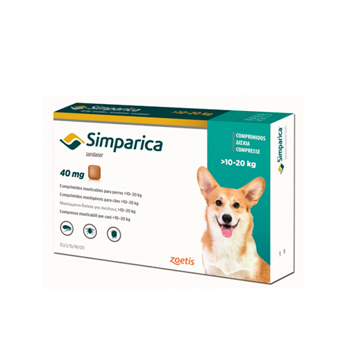 Simparica 10 -20 kg 1 Comprimido