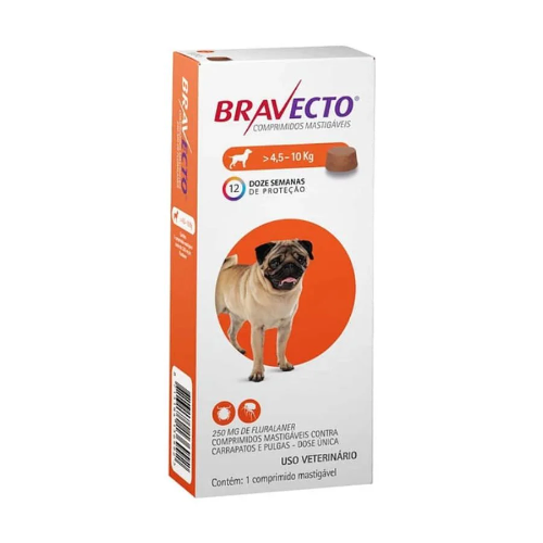 Bravecto 4.5 a 10 kg (3M) 1 Unidad