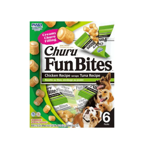 Churu Dog Fun Bites Pollo Y Atun Pack 6 unidades