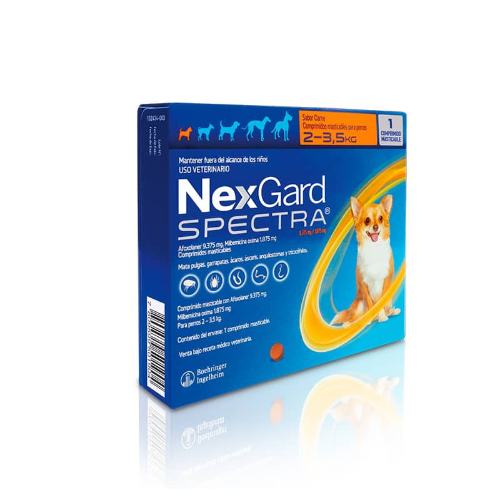 Nexgard Spectra  2 - 3.5 KG 1 Comprimido