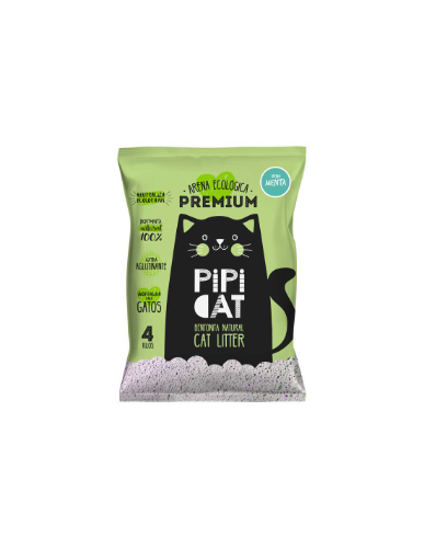 Arena Sanitaria Pipi Cat Menta 4 kg