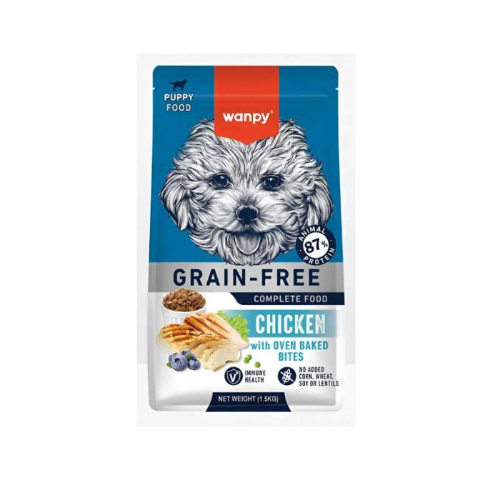 Alimento Para Perro Wanpy Puppy Chicken Grain-Free 1.5 g