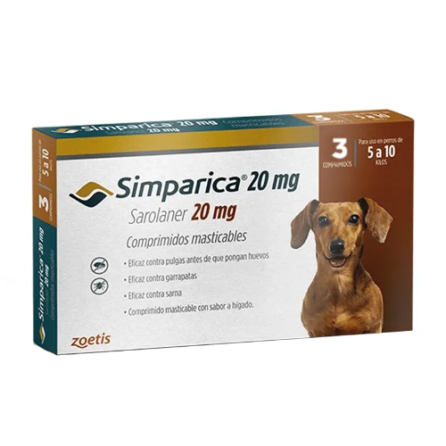 Simparica 5 - 10 kg 3 Comprimido