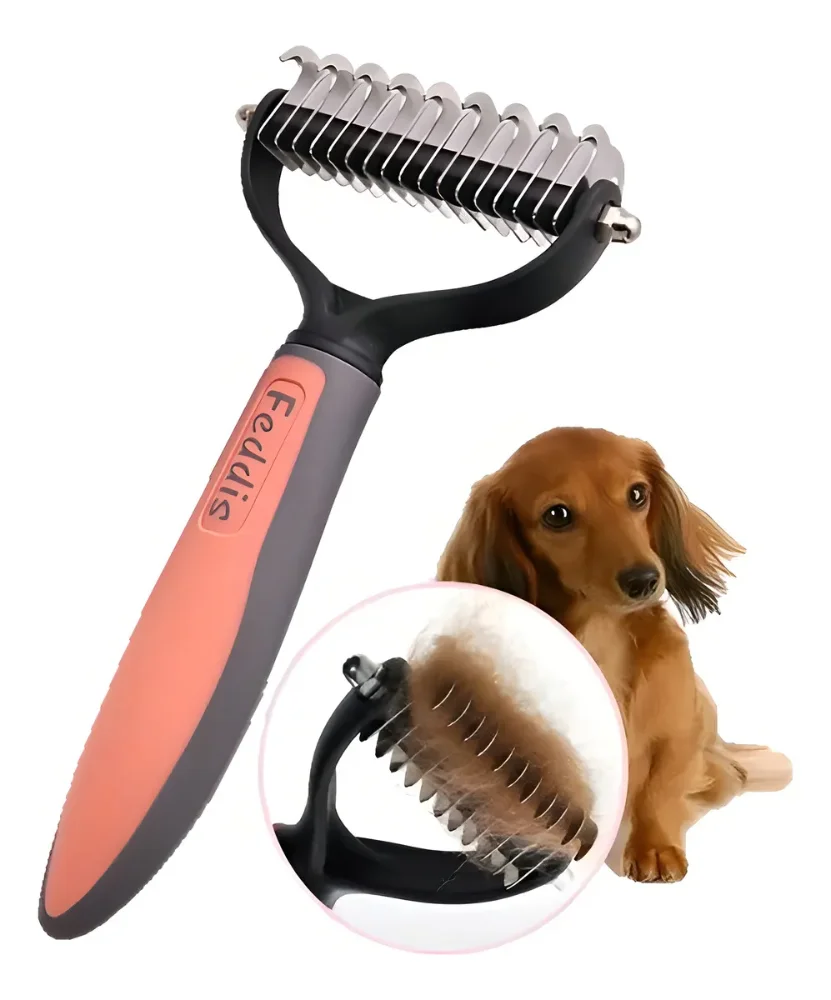 Cepillo Removedor De Pelo Mascota Quita Pelos Talla S