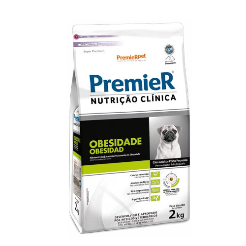 Alimento Premier Nutrición Clinica Perro Obesidad Porte Pequeño 2 kg