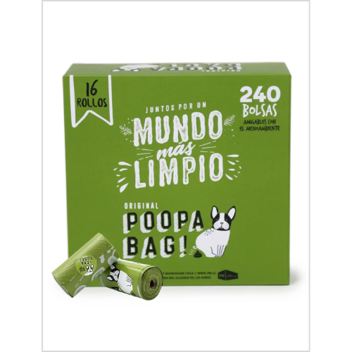 Poopa Bag Bolsa Biodegradables 16 Unidades