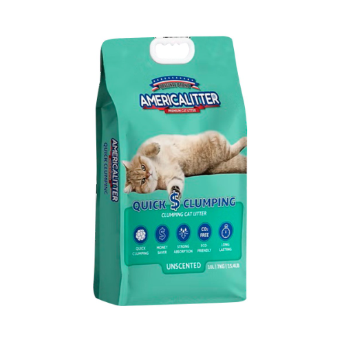 Arena America Litter Quick Clumping Sin Aroma 15 kg