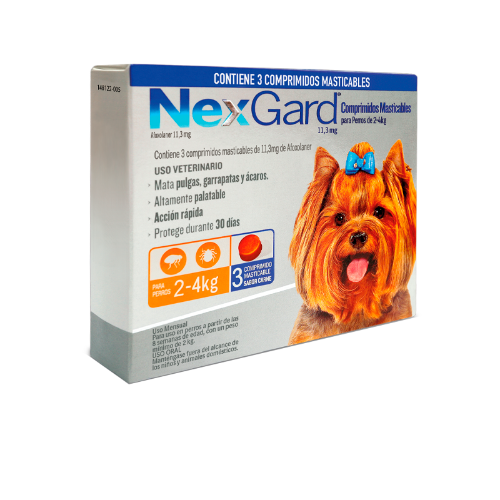 Nexgard 2 - 4 Kg 3 Comprimidos