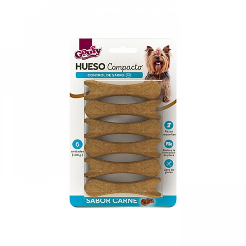 Goofy Hueso Compacto Control De Sarro 6 Unidades