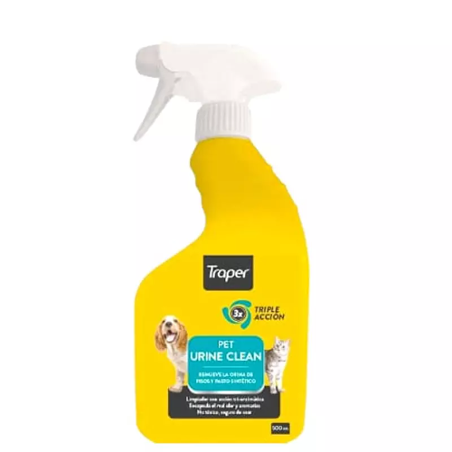Traper Pet Urine Clean Trienzimatico Atomizador 500cc