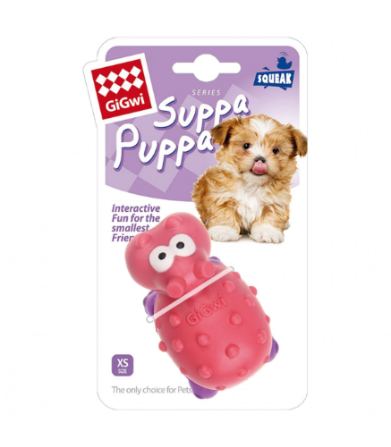 Gigwi Suppa Puppa Hipopotamo Rosado/Morado