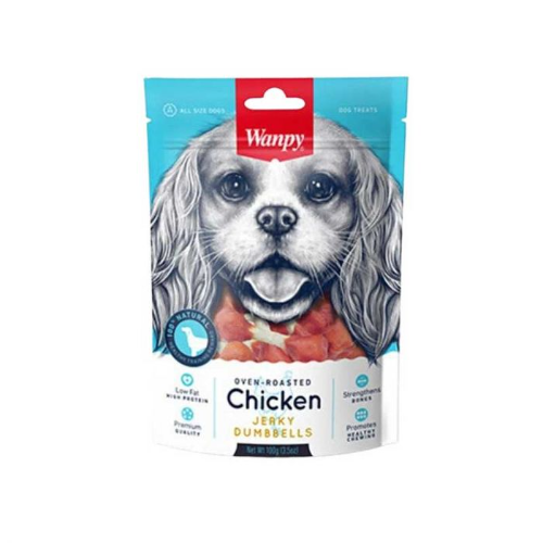 Wanpy Chicken Jerky Dumbbells 100 g