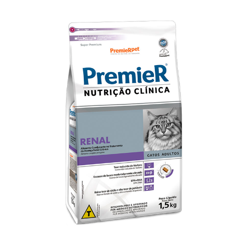 Alimento Premier Nutrición Clínica Renal Gatos 1,5 kg