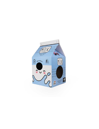 Brnx Rascador Maxi Caja de Leche Azul