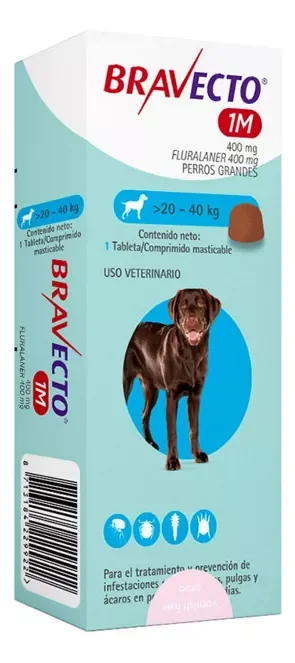 Bravecto para Perros – 20 Kg a 40 Kg