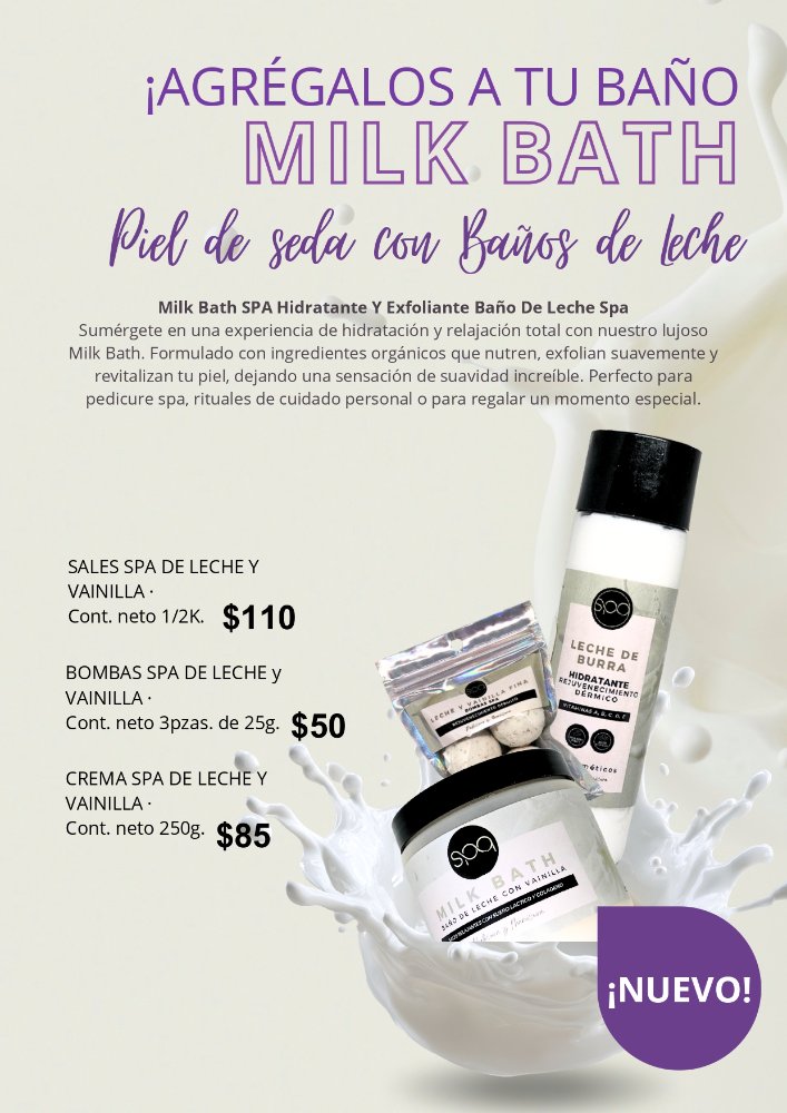 BOMBA SPA LECHE Y VAINILLA 25G