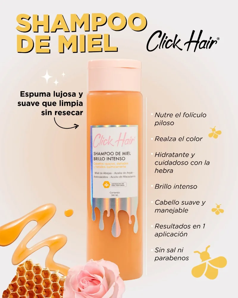 SHAMPOO DE MIEL CLICK HAIR