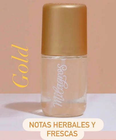 PERFUME CAPILAR Y CORPORAL MILAGROS GOLD