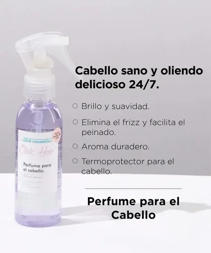 PERFUME PARA EL CABELLO CLICK (MORADO)