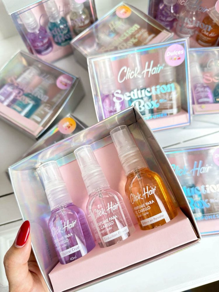 MINI KIT PERFUMES DULCES CLICK HAIR
