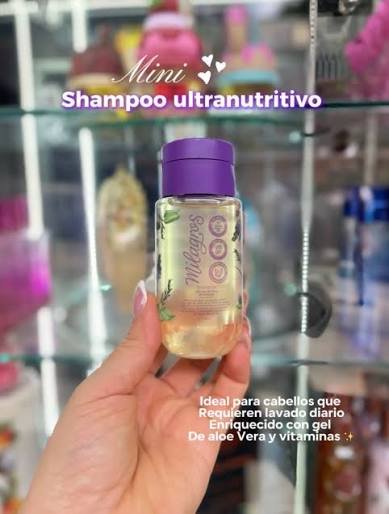 MINI SHAMPOO ULTRANUTRITIVO MILAGROS