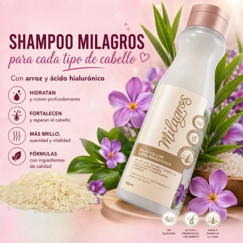 SHAMPOO DE ARROZ MILAGROS