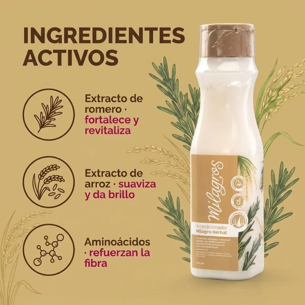 ACONDICIONADOR HERBAL MILAGROS
