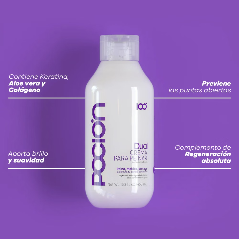 CREMA PARA PEINAR LA POCION