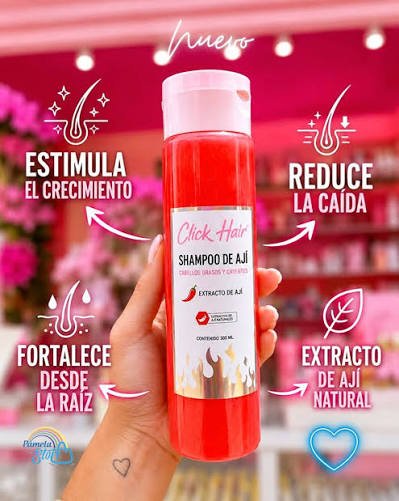 SHAMPOO DE AJI PARA CABELLO GRASO CLICK HAIR