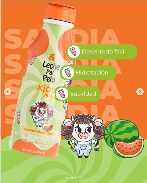 ACONDICIONADOR KIDS RIZOS LECHE PAL PELO