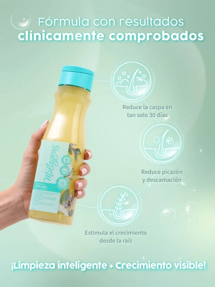 SHAMPOO ANTICASPA MILAGROS