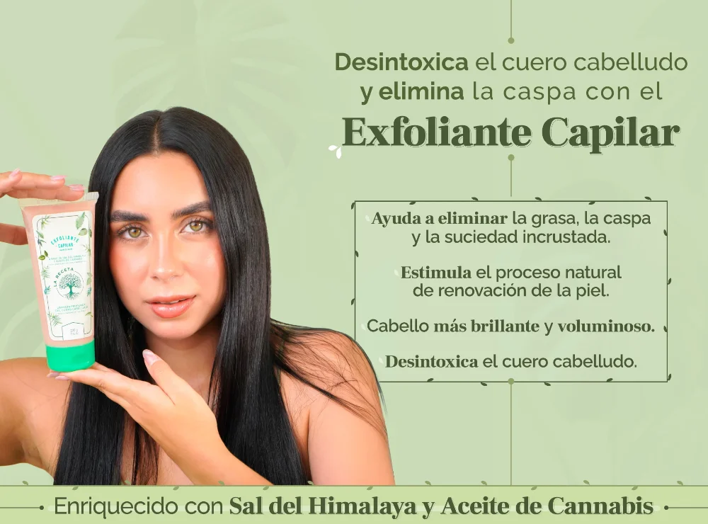 EXFOLIANTE CAPILAR LA RECETA