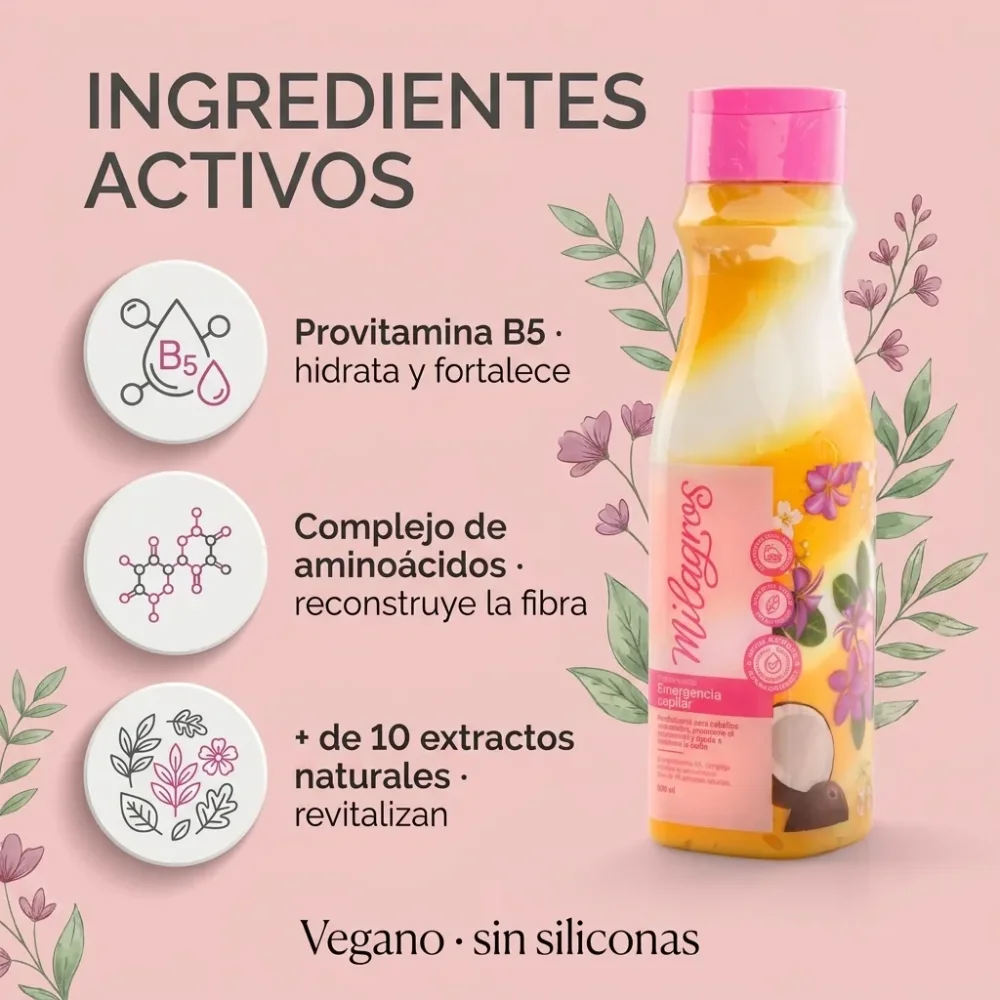 TRATAMIENTO EMERGENCIA CAPILAR MILAGROS