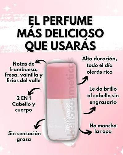 PERFUME CAPILAR Y CORPORAL MILAGROS MARTINA