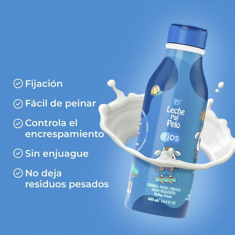 CREMA PARA PEINAR CON FIJACION LECHE PAL PELO