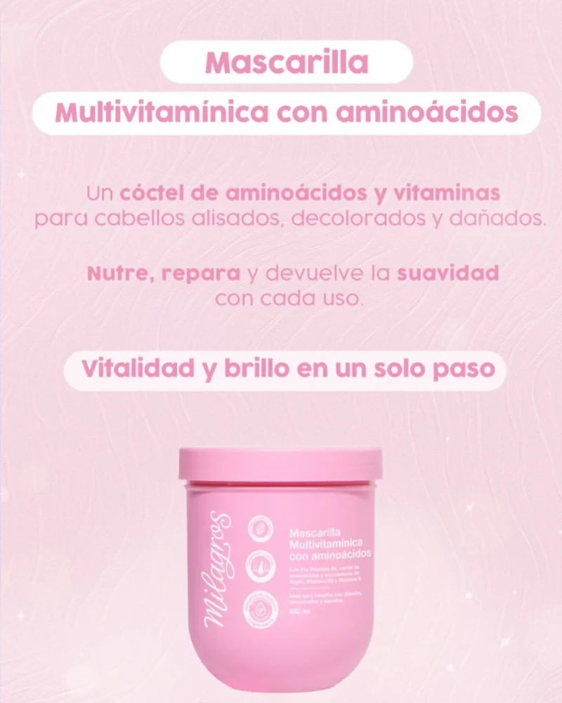 MASCARILLA MULTIVITAMINICA MILAGROS