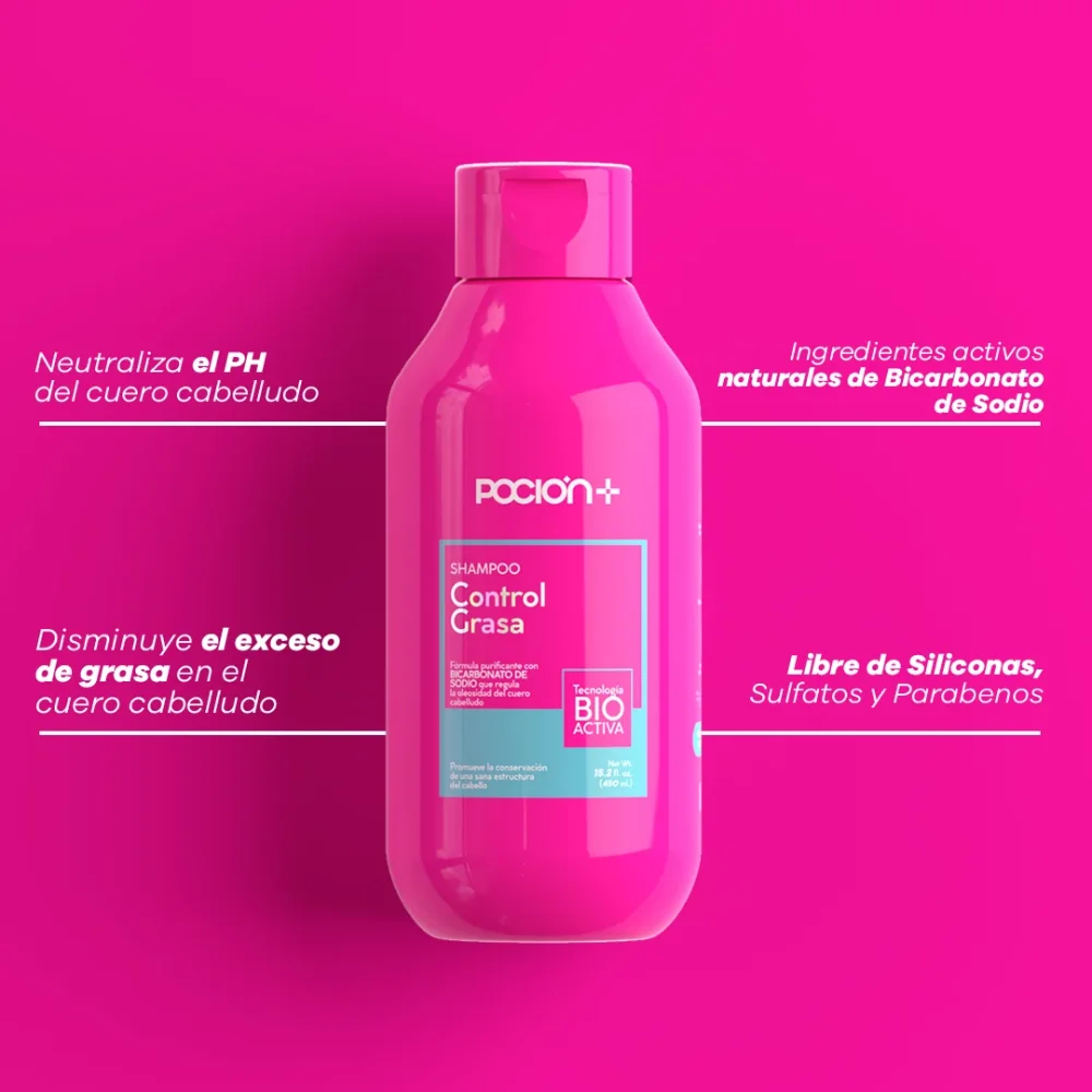 SHAMPOO CONTROL GRASA POCIÓN
