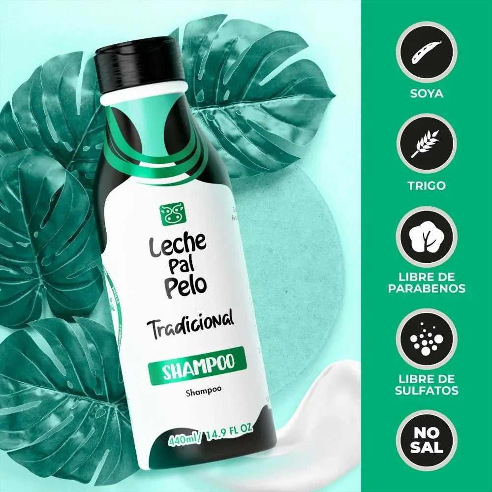 SHAMPOO TRADICIONAL LECHE PAL PELO