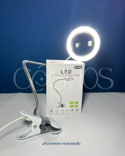 Lámpara Lupa LED con Pinza