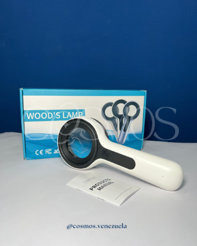 Lampara de Wood modelo redondo.